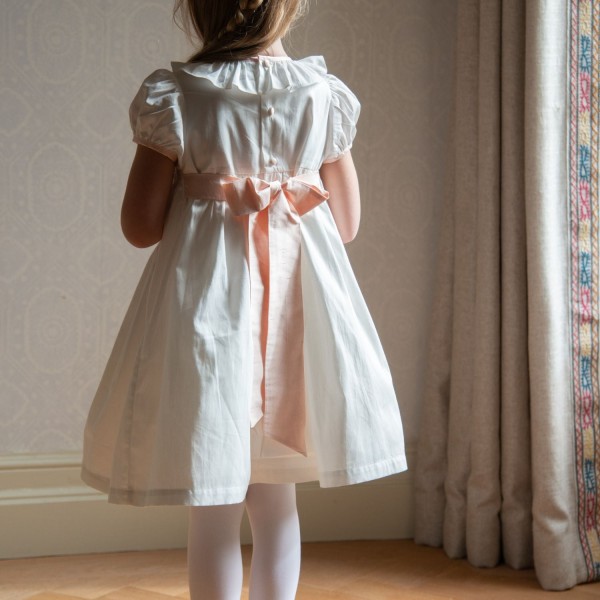 Diana Special Occasion Dress with Seashell Hand Smocking